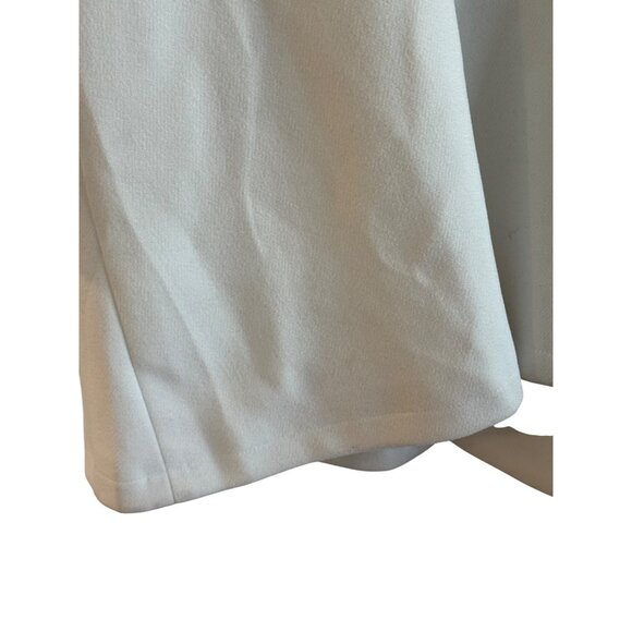 Agnes Orinda Womens Plus Size Coat 4X Polyester White Double-Breasted Long Sleev - Picture 11 of 11